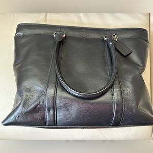 Coach pebble leather Business Tote bag